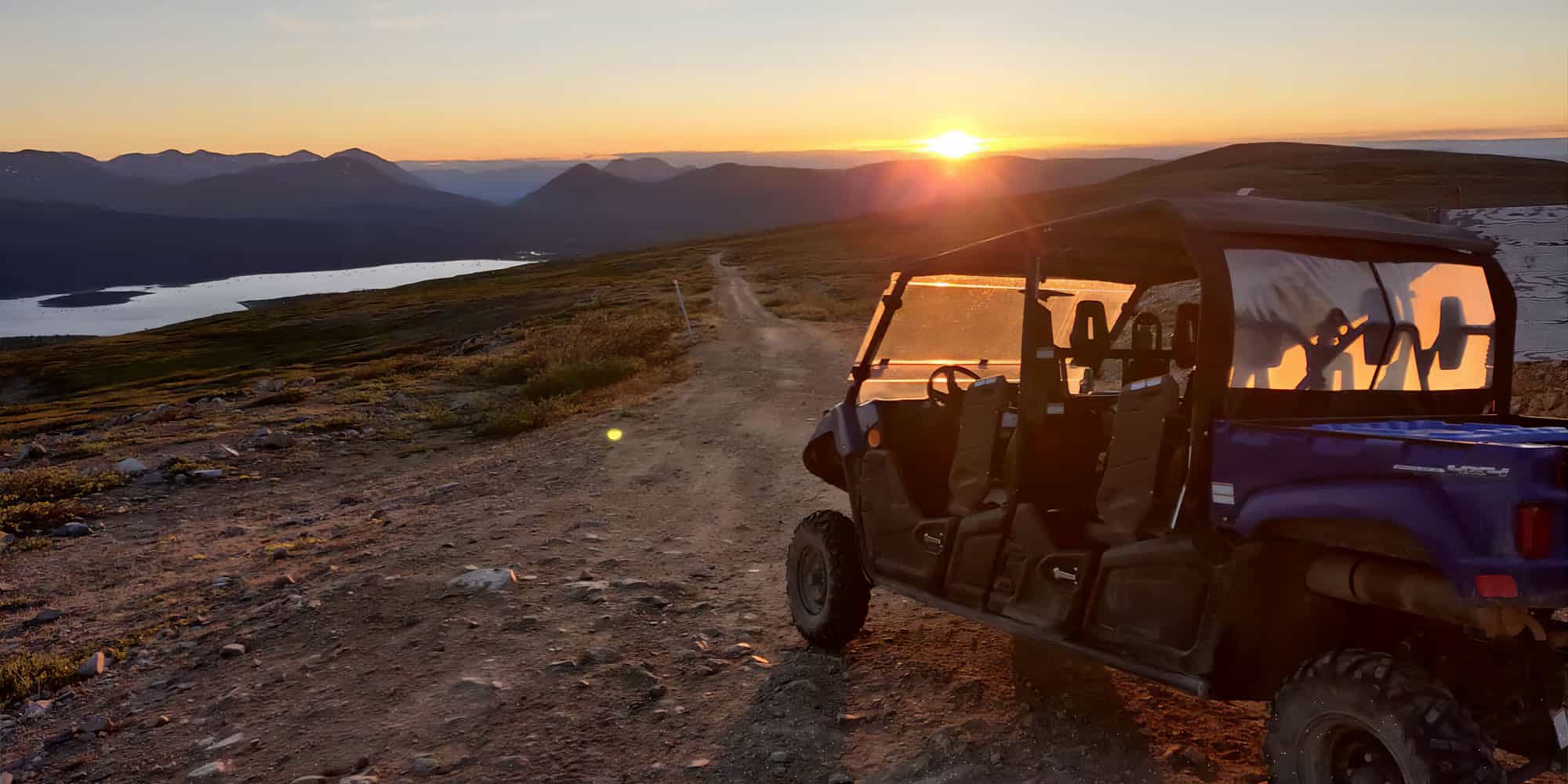 Midnight Sun Off-Road Adventure with a side-by-side in Whitehorse